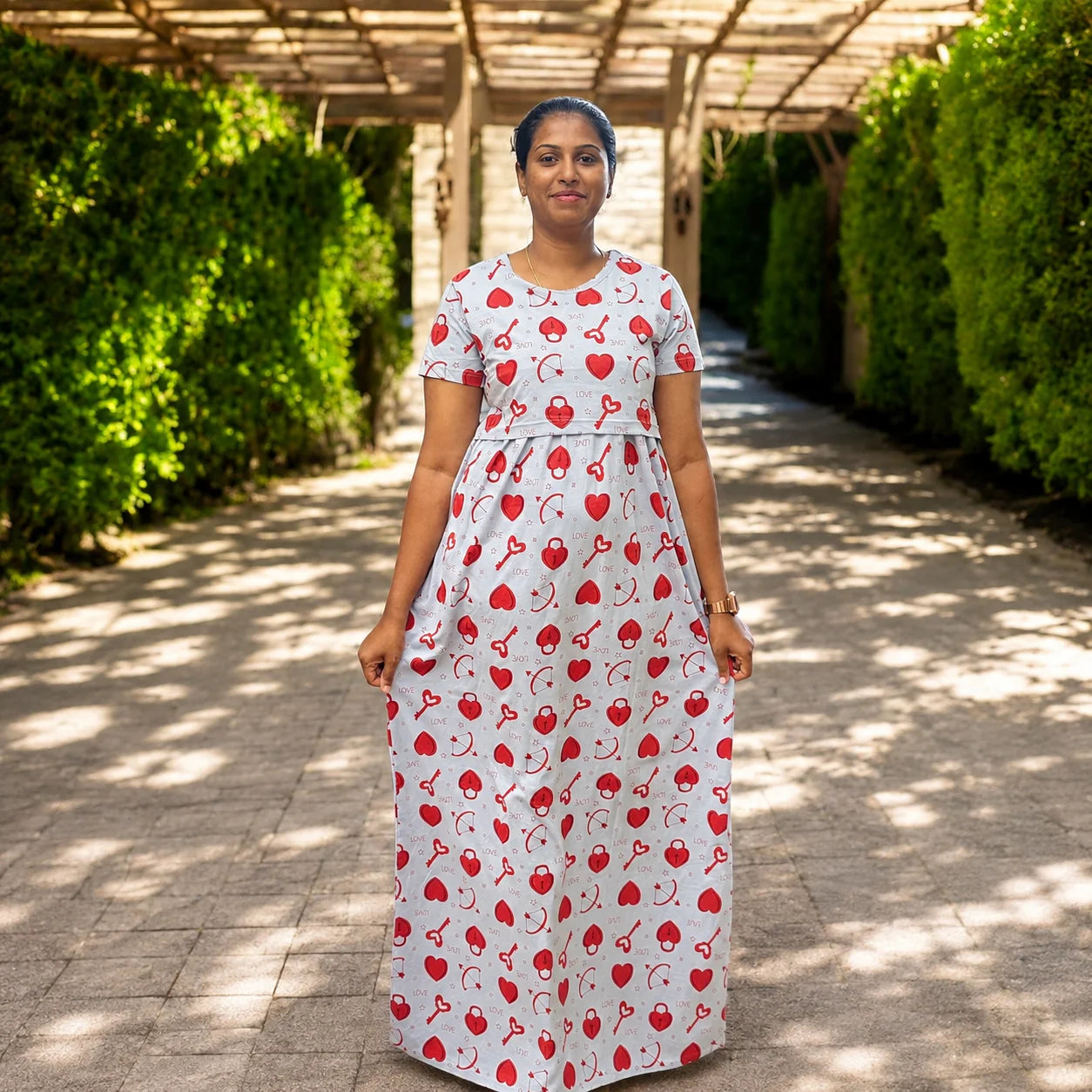 Heart Locket feeding lounge maxi