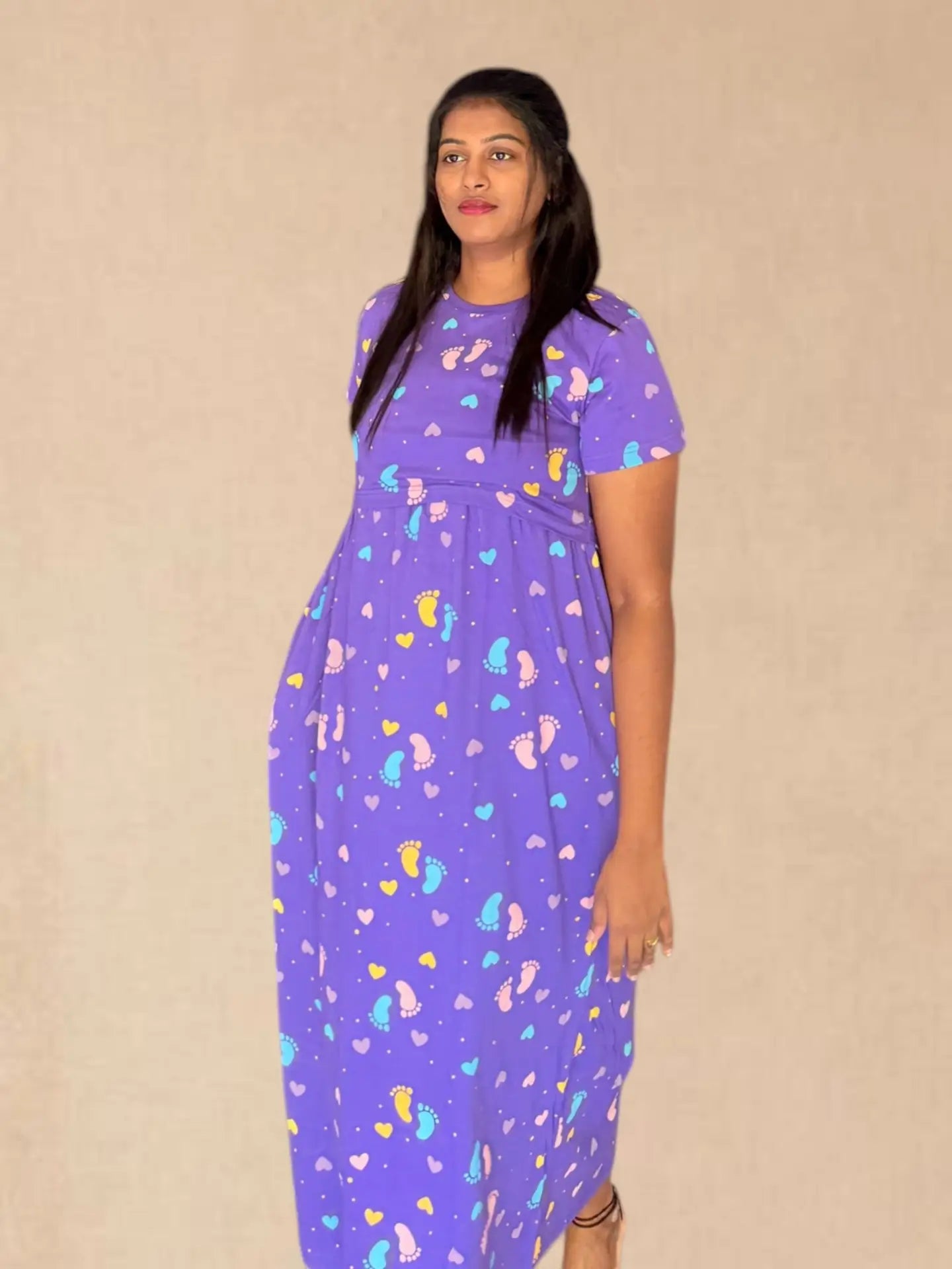 Paw prints feeding lounge maxi
