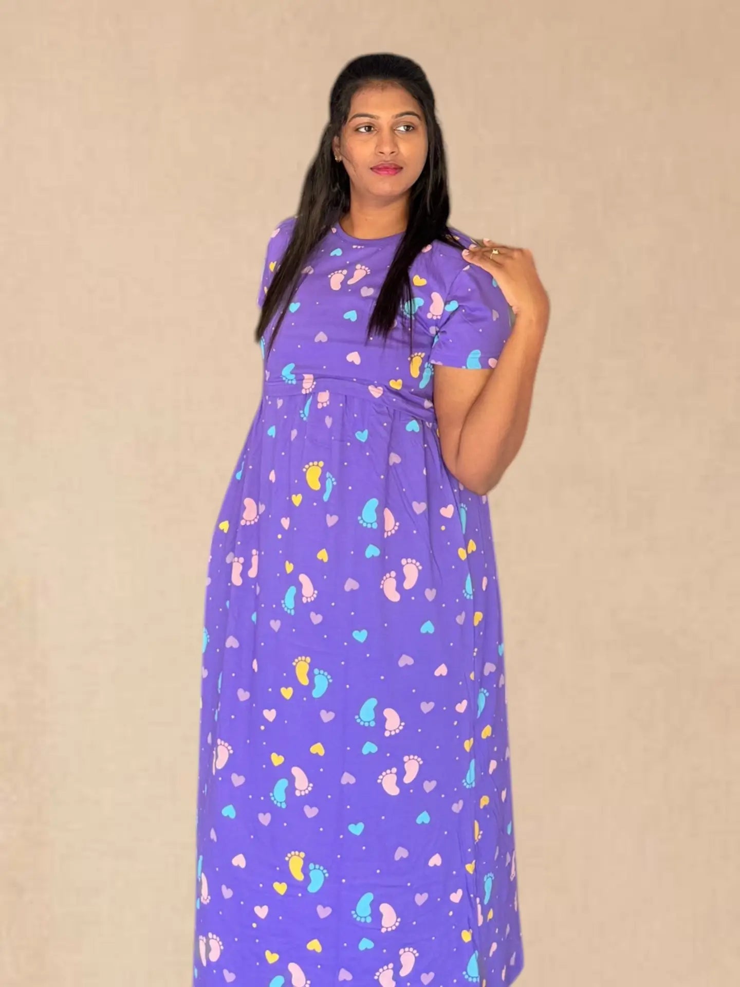 Paw prints feeding lounge maxi