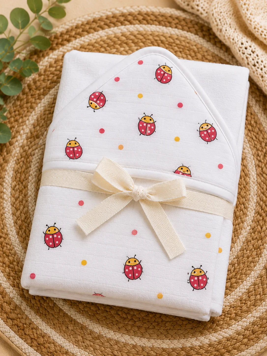 Little bug hooded towels