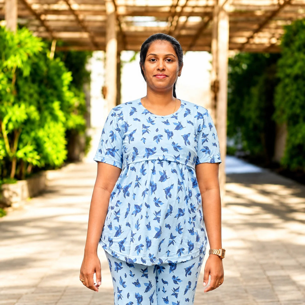 PEPLUM FEEDING CO-ORD SET