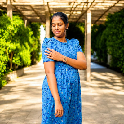 Blue serenity feeding lounge maxi