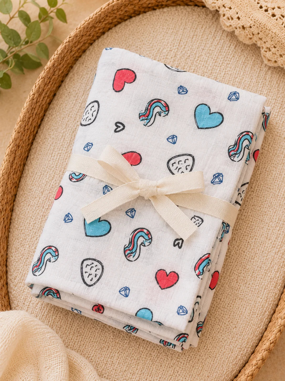 Love blooms swaddle