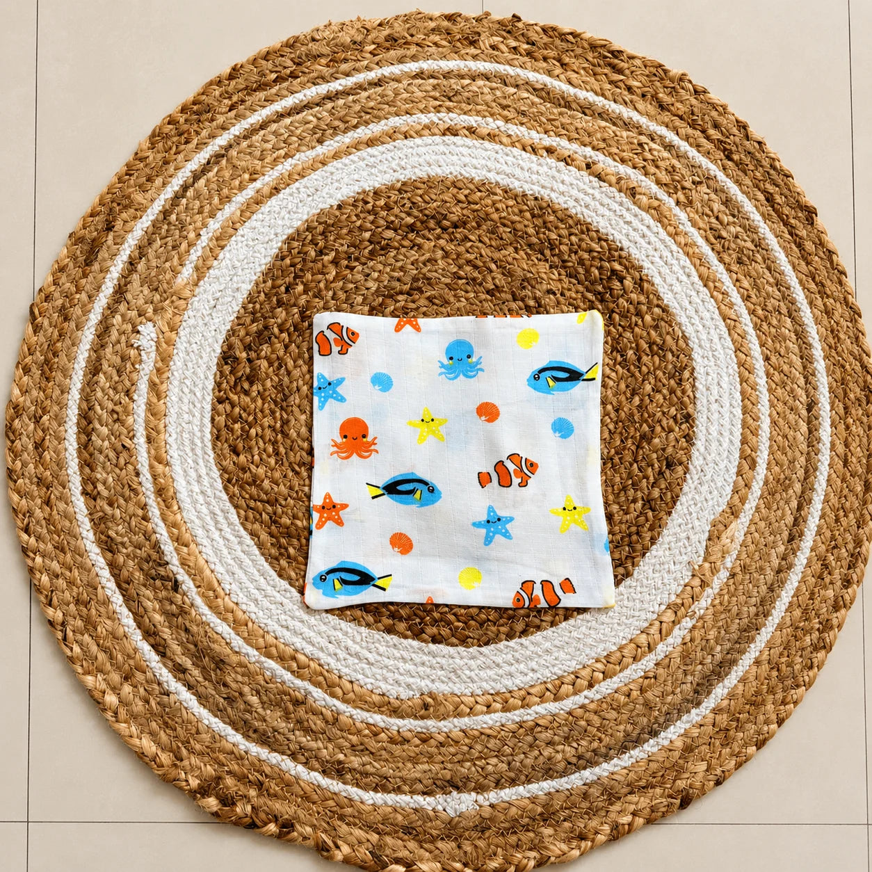 Ocean buddies muslin wipes