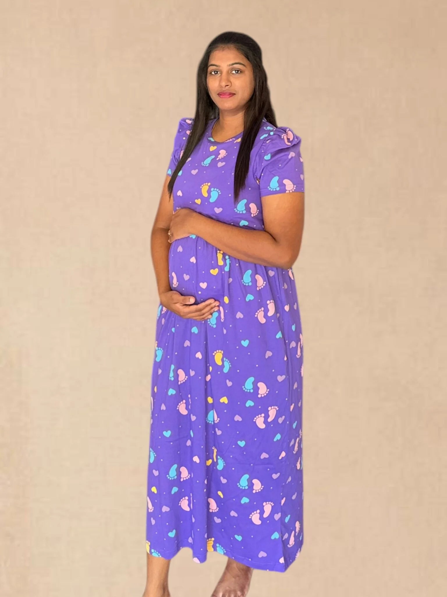 Paw print feeding lounge maxi