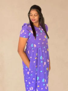 Paw print feeding lounge maxi